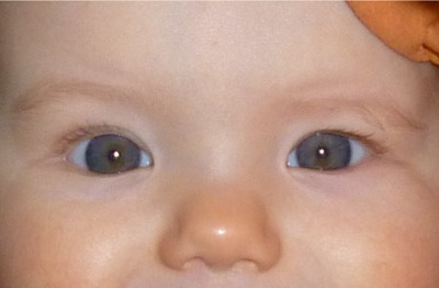 Die blauen Augen von Mila Victoria.
