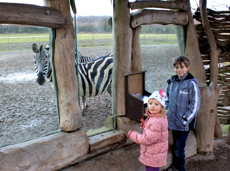 Mila und Vince im Zoo